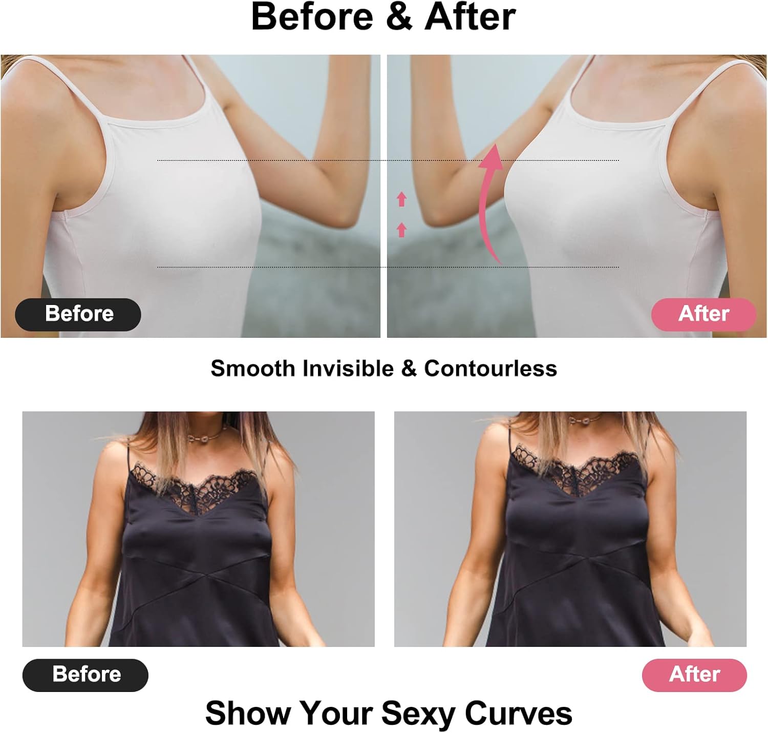 Самоклеящийся бюстгальтер-неви – обзор и цена Push Up Bra Silicone