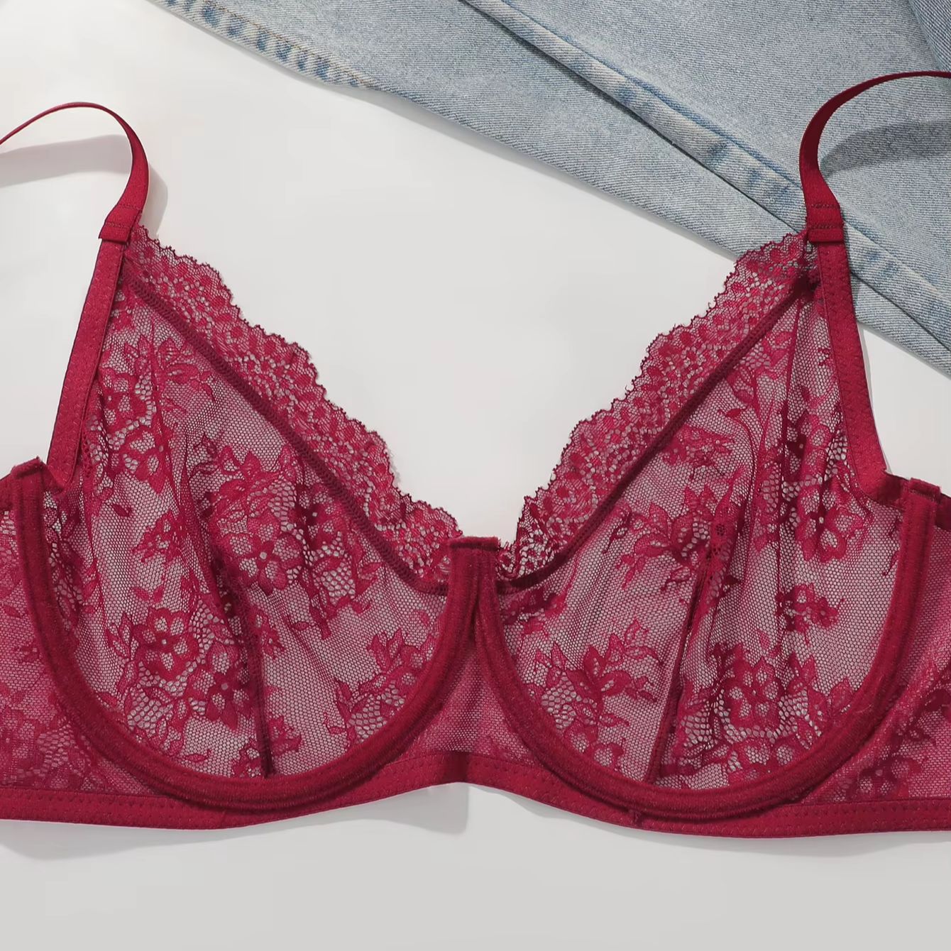 Женский бюстгальтер больших ра – обзор и цена Sheer Mesh Bra