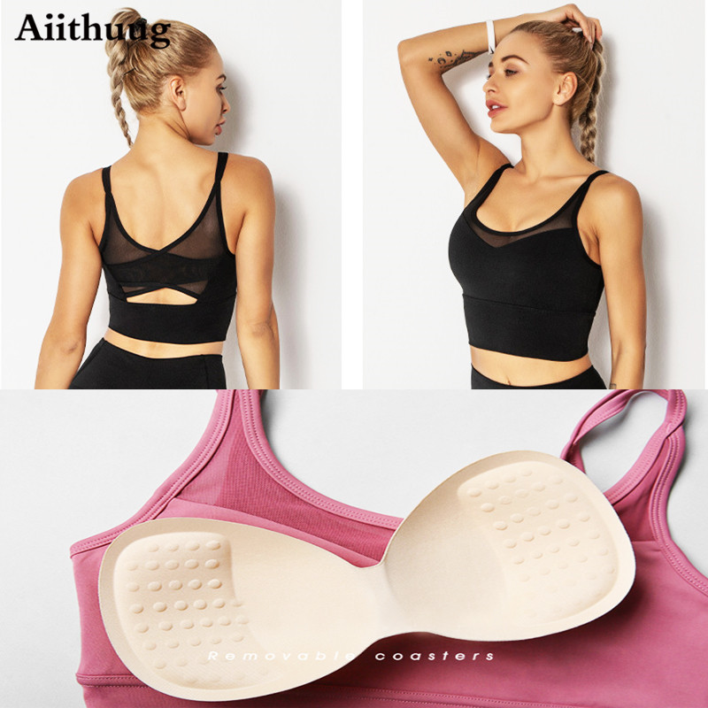 Бюстгальтер для йоги Aiithuug, – обзор и цена Sports Bra Racerback